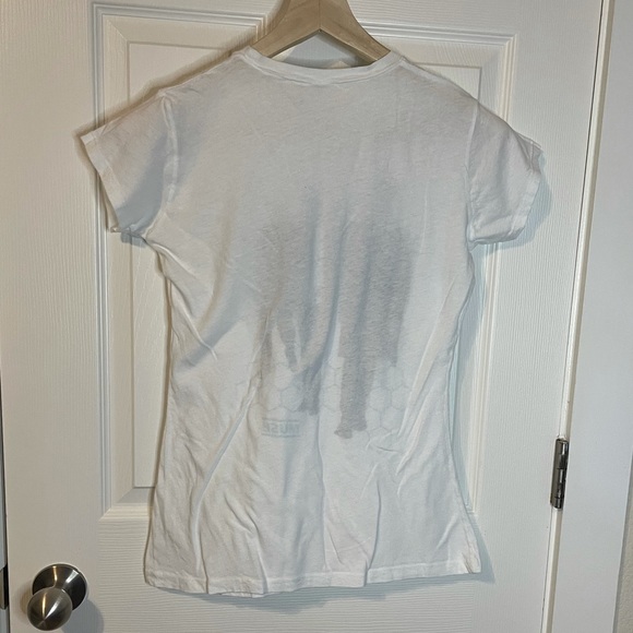 Next Level Apparel Muse white band tee jr sz XL - Picture 3 of 5